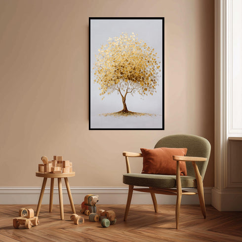 Altın Ağaç Tablo