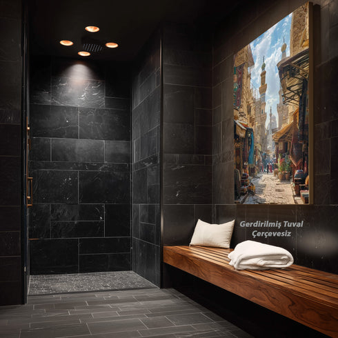 Vintage Çarşı Tablo