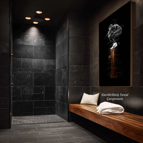 Travis Scott Yangın Musluğu Üzerinde Scribble Art Kanvas Tablo | Nike Sneaker ve Streetwear Duvar Dekoru | Urban Hip Hop Baskı