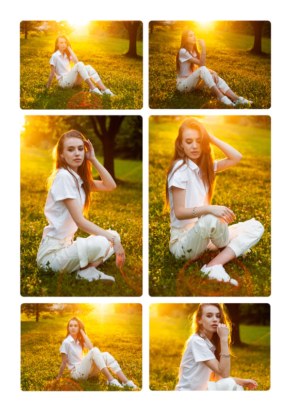 Kişiye Özel 6 Görselli Kolaj Tablo Aileler ve Çiftler İçin Kişiye Özel Tablo