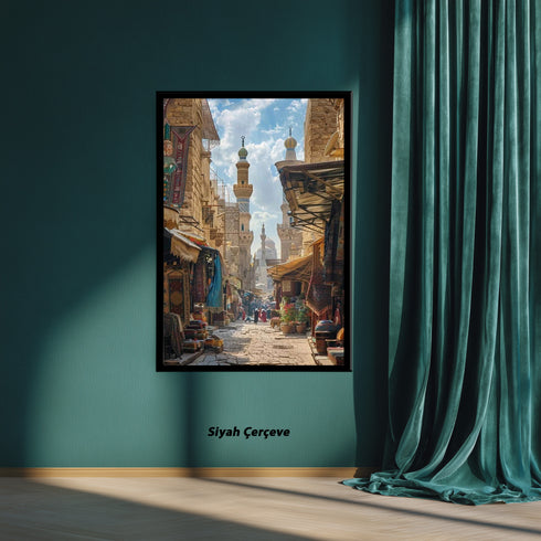 Vintage Çarşı Tablo