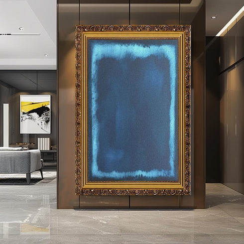 Mark Rothko Mavi Soyut Tablo