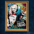 Margot Robbie Harley Quinn Suicide Squad Scribble Art Kanvas Tablo | DC Comics Renkli Pop Art Duvar Sanatı