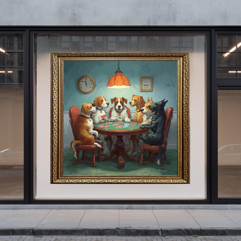 Tatlı Köpekler Poker Oynuyor Tablo