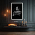 The Godfather Al Pacino Kanvas Tablo, Don Corleone Film Portresi Siyah Zemin Modern Duvar Dekoru, Sinema Temalı Sanat Eseri