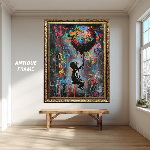 Graffiti Sokak Stili Kız Tablo