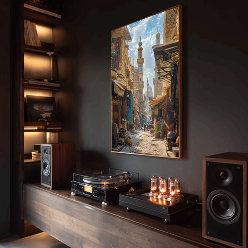 Vintage Çarşı Tablo