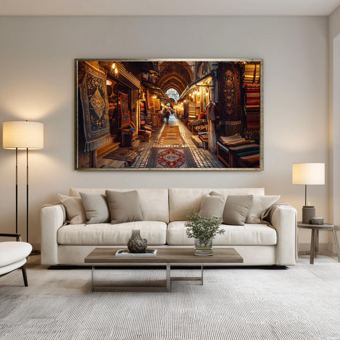 Oryantal Vintage Pazar Tablo