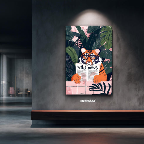 Kitap Okuyon Kaplan Tablo