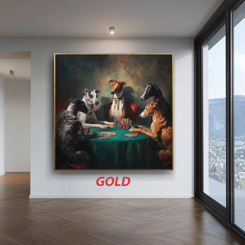 Poker Oynayan Köpekler Tablo