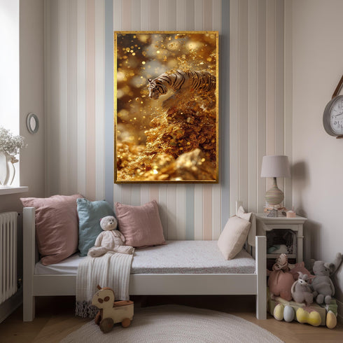 Lüks Beyaz Kaplan Tablo