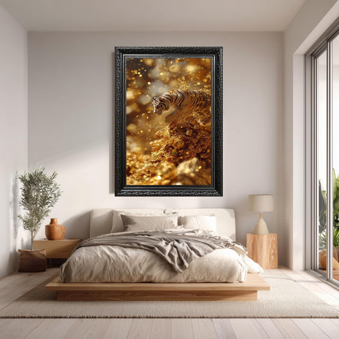 Lüks Beyaz Kaplan Tablo