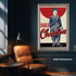Charlie Chaplin Retro Sinema Posteri | Klasik Komedi Efsanesi ve Şarlo Karakteri Duvar Sanatı