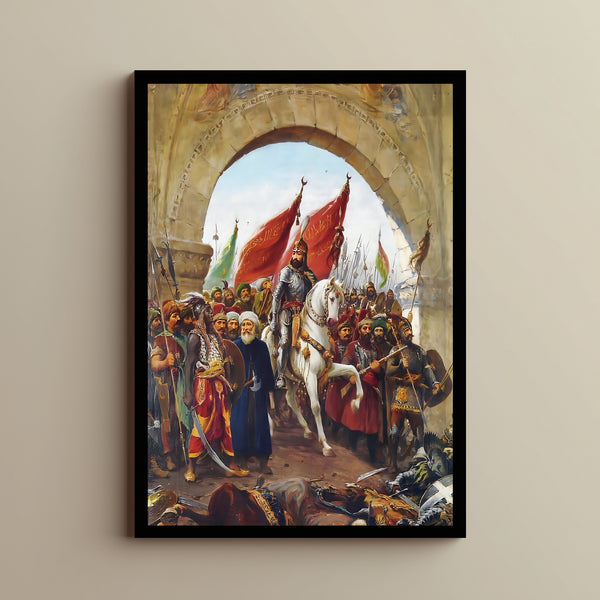 Fatih'in İstanbul'a Girişi Tablo