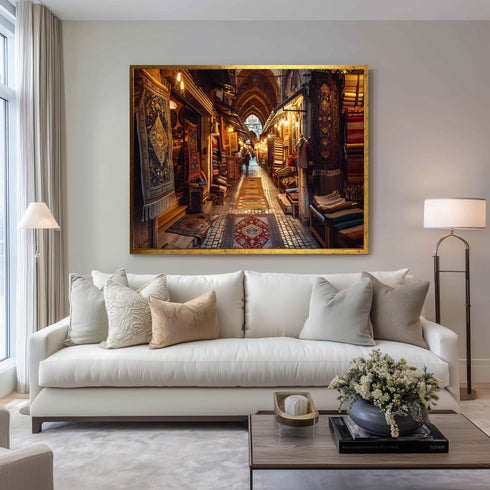 Oryantal Vintage Pazar Tablo