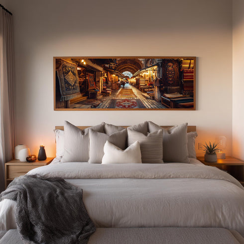 Oryantal Vintage Pazar Tablo