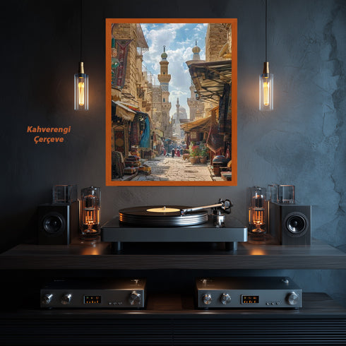 Vintage Çarşı Tablo