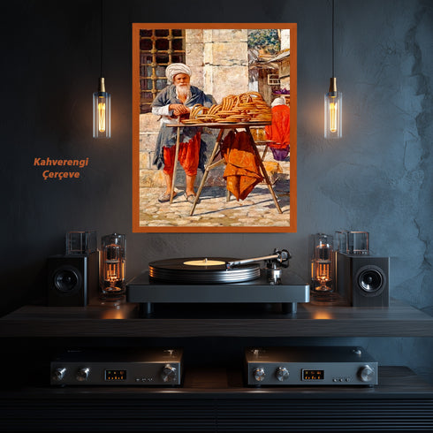 Geleneksel Simitçi, Osmanlı Dönemi Günlük Yaşamından İlham Alan Nostaljik ve Otantik Sanat Tablosu