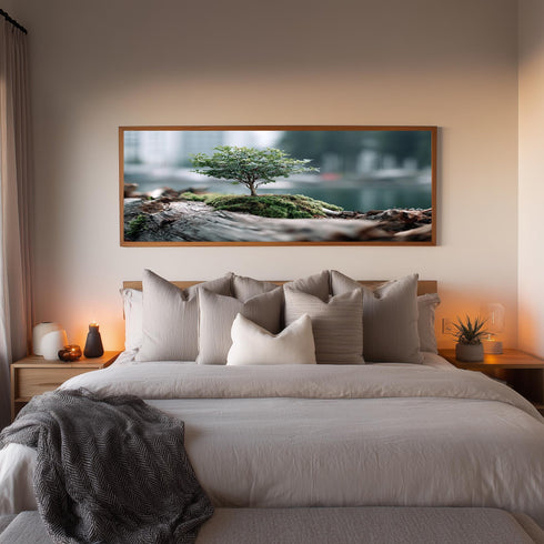 Minimalist Bonzai Ağaç Tablo