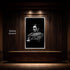 The Godfather Al Pacino Kanvas Tablo, Don Corleone Film Portresi Siyah Zemin Modern Duvar Dekoru, Sinema Temalı Sanat Eseri