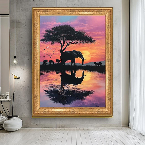 Afrika Filler Manzara Tablo