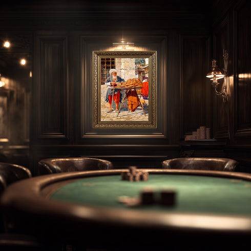 Geleneksel Simitçi, Osmanlı Dönemi Günlük Yaşamından İlham Alan Nostaljik ve Otantik Sanat Tablosu