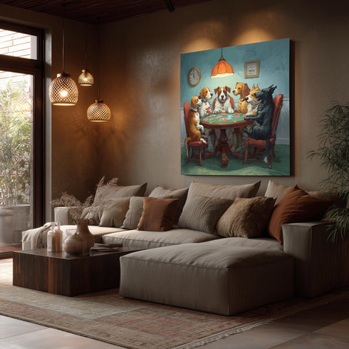 Tatlı Köpekler Poker Oynuyor Tablo