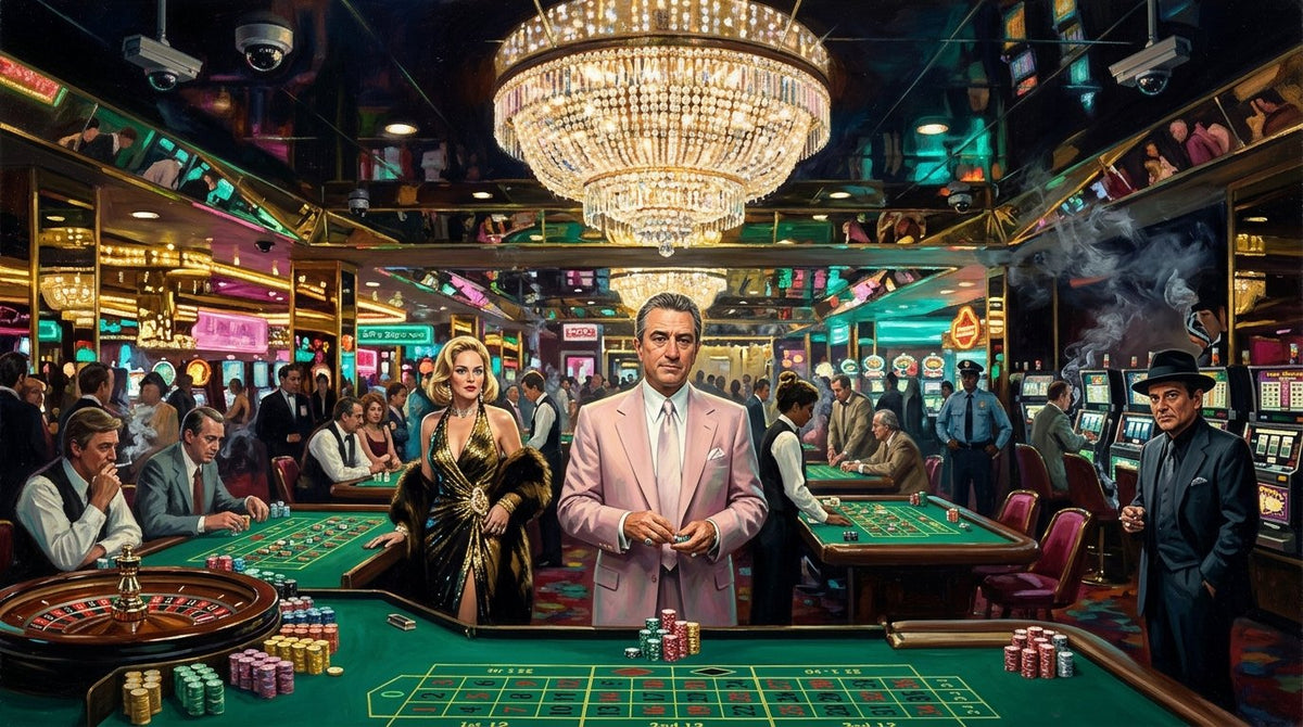 Las Vegas Kumarhanesi Yatay Kanvas Tablo