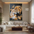 Lion Couple Wall Art Print, Romantic Wildlife Print Poster, Majestic Animal Love Artwork, Safari King and Queen Home Decor