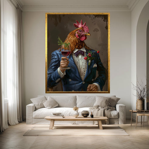 Sürreal Horoz Tablosu