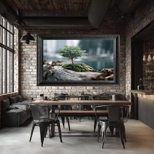 Minimalist Bonzai Ağaç Tablo