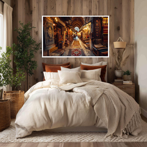 Oryantal Vintage Pazar Tablo