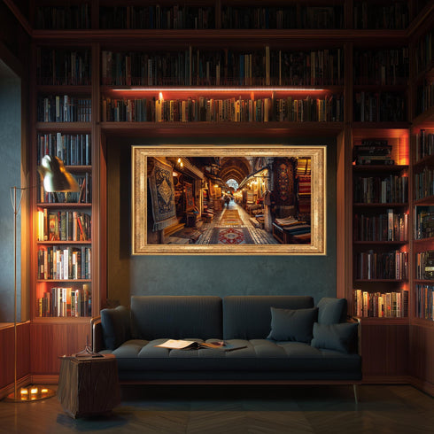 Oryantal Vintage Pazar Tablo