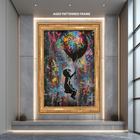 Graffiti Sokak Stili Kız Tablo