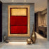 Minimalist Mark Rothko Kırmızı ve Krem Tablo