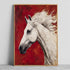 Beyaz At Portre Tablo