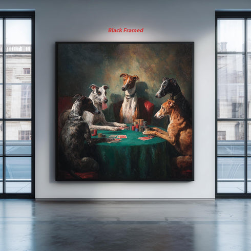 Poker Oynayan Köpekler Tablo