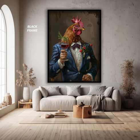 Sürreal Horoz Tablosu