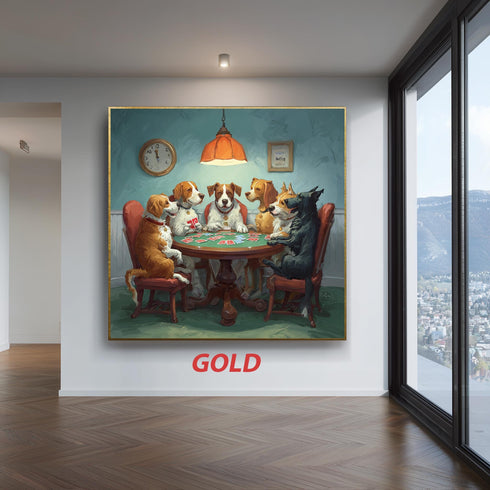 Tatlı Köpekler Poker Oynuyor Tablo