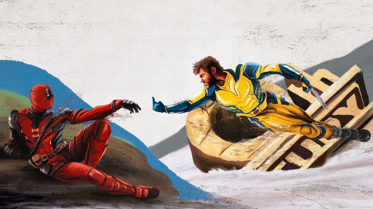 Deadpool ve Wolverine Adem'in Yaratılışı Yatay Kanvas Tablo